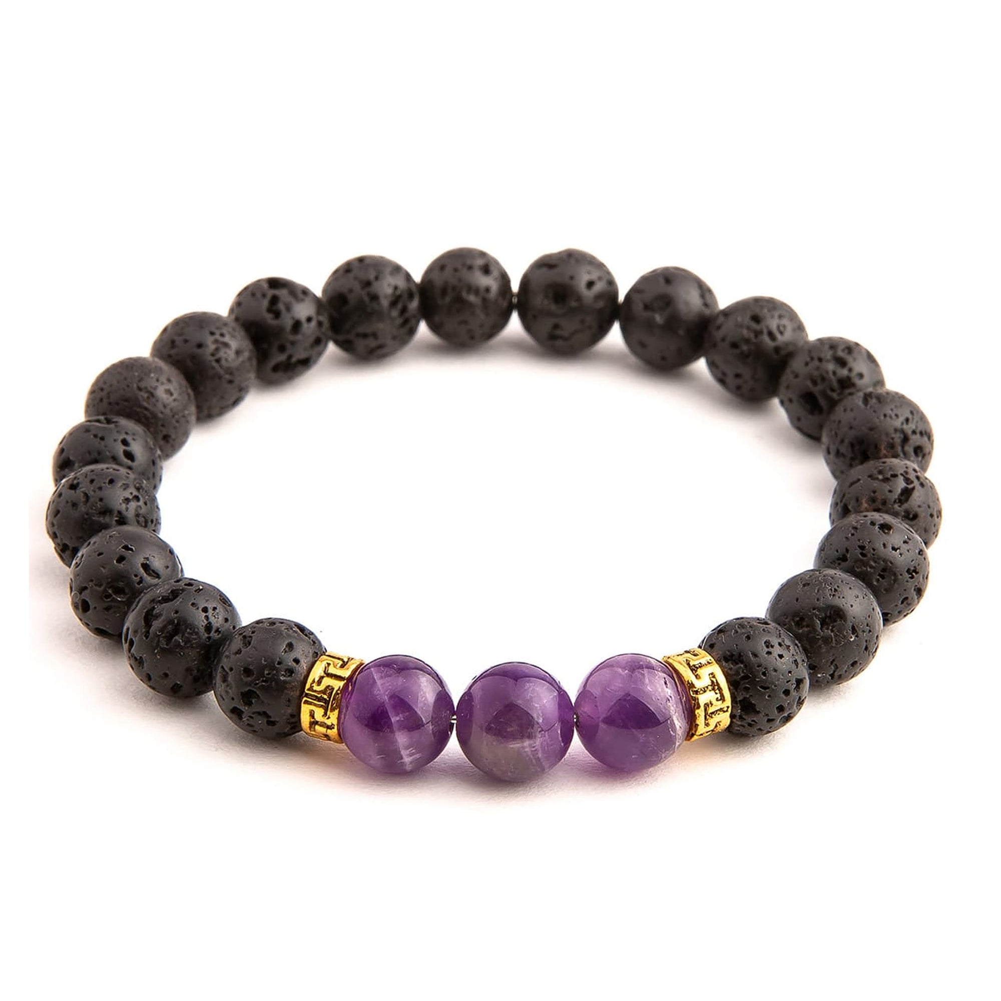 Amethyst works to heal the mind and body through spirituality and contentment.