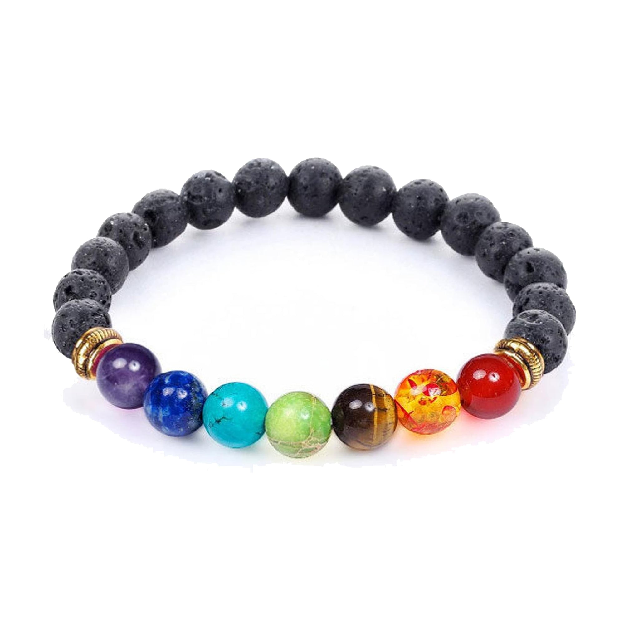 The Chakra beads represent energy points within your body that help to regulate your immune system, your body functions and even your emotions.