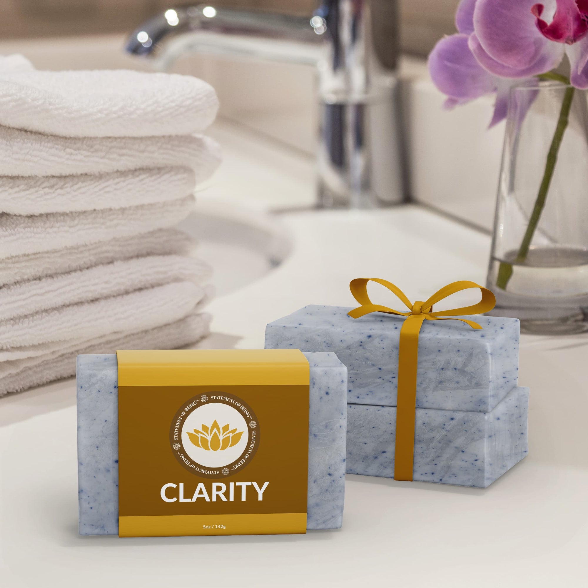 CLARITY - Clean, citrus, forest scented body soap